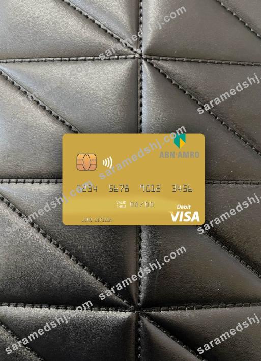 Netherlands ABN AMRO Bank visa debit card photolook front
